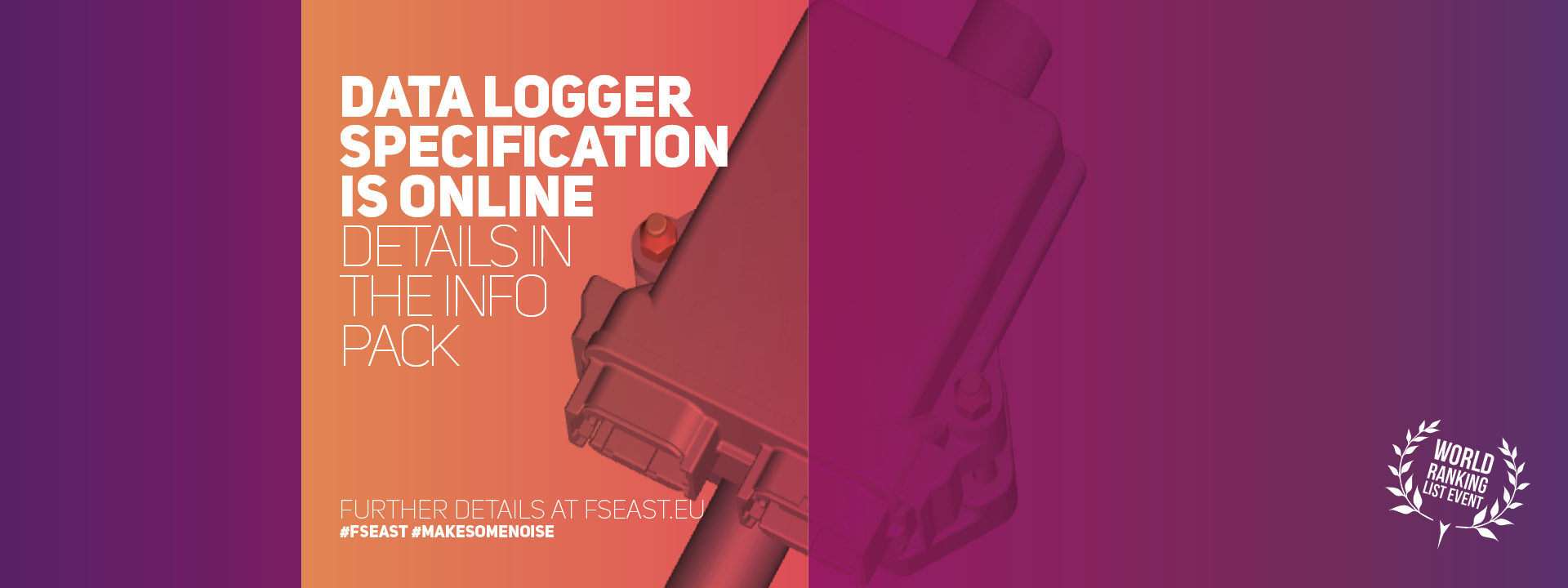 Data logger specification Formula Student East